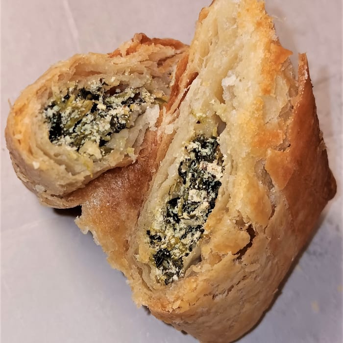 Single Spinach Patties (Pâté aux Epinard).